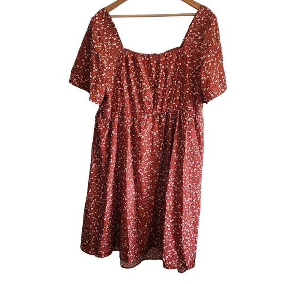 Bloomchic Dress Womens 2X 18/20 Floral Midi Boho - Picture 2 of 5